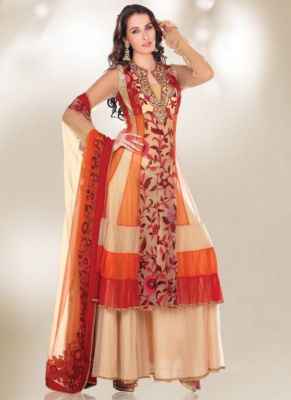 Orange Desi Dress